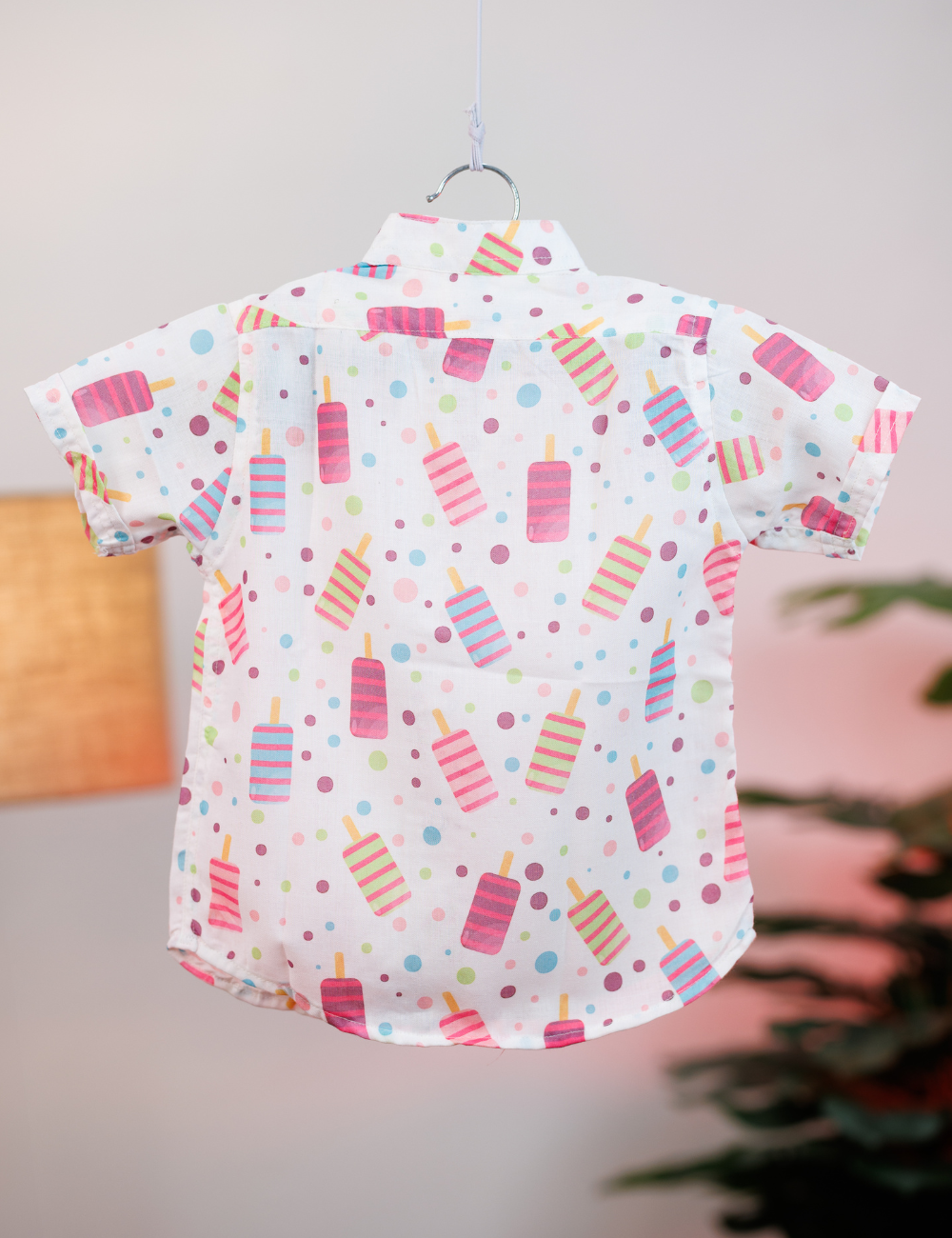 Playful Ice Cream Prints Cotton Shirt