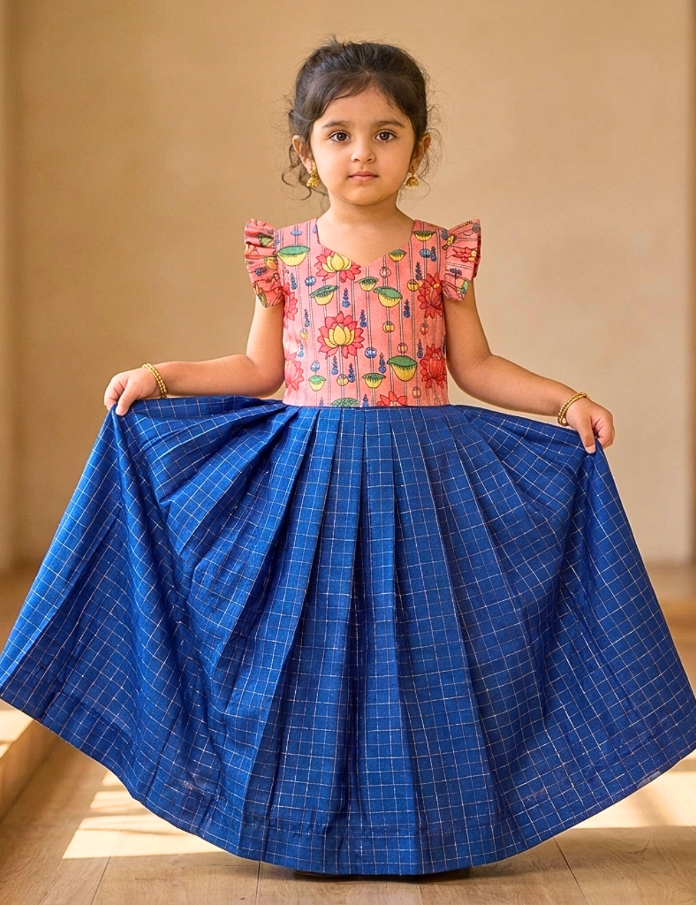 Royal Blue ethnic dress Spread