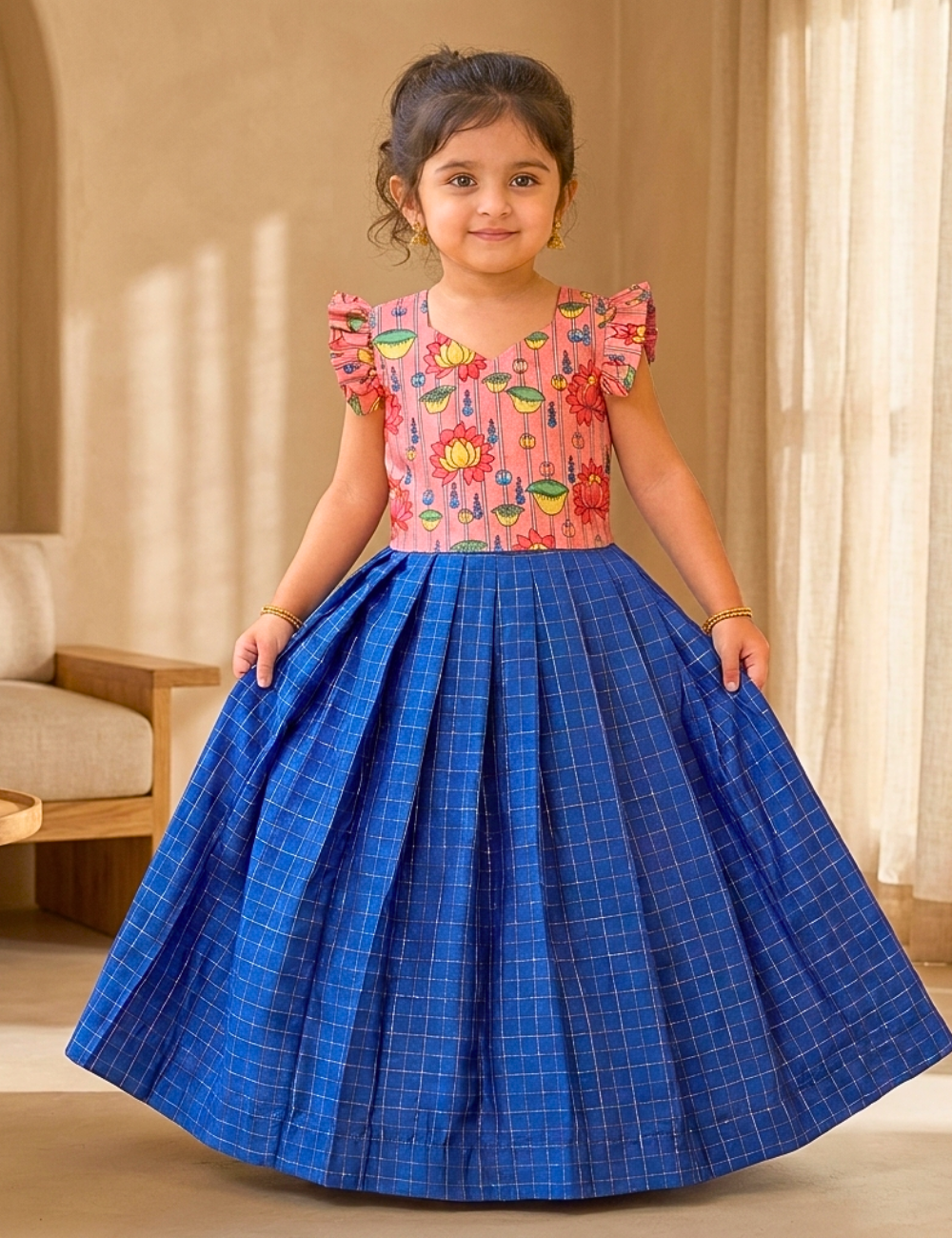 Royal Blue ethnic dress