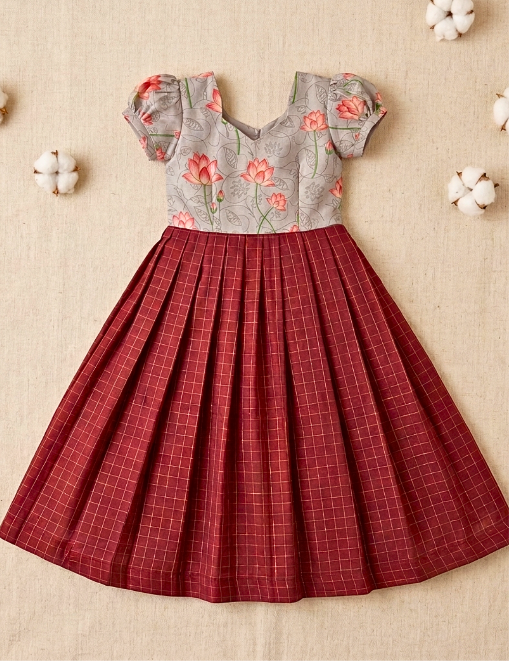 Flat image of maxi gown