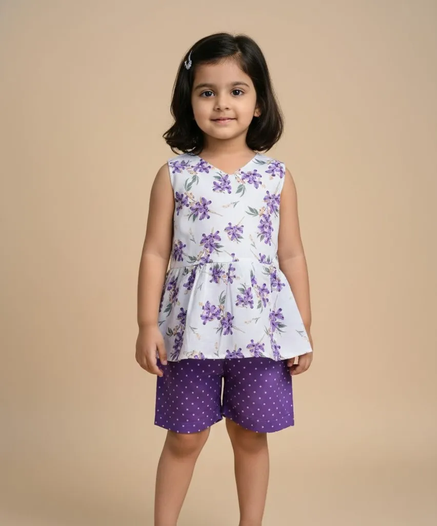 [TBS3250002B] Floral Purple Set (18 -24M)